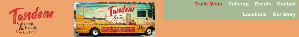 Tandem Catering And Events Header